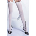 MM9035 - 蕾絲花邊性感大腿絲襪(白色)