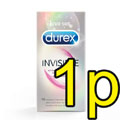 Durex Invisible Extra Lub 輕薄加倍潤滑安全套 1片散裝 9335